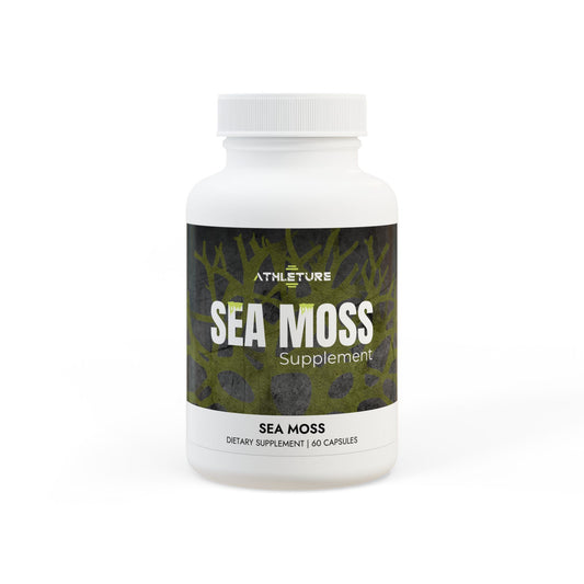 Sea Moss Supplement – Organic Irish Moss + Bladderwrack & Burdock (60 Vegan Capsules)